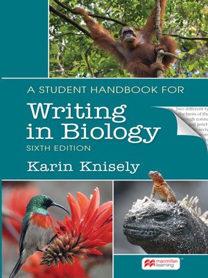 cover image of A Student Handbook for Writing in Biology
